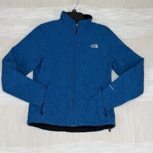 The North Face Women's Medium TNF Apex Bionic Jacket Blue Floral Fleece Lined M